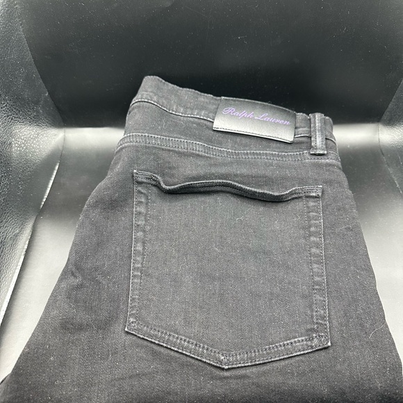 Ralph Lauren Purple Label Black Tapered Denim Us36